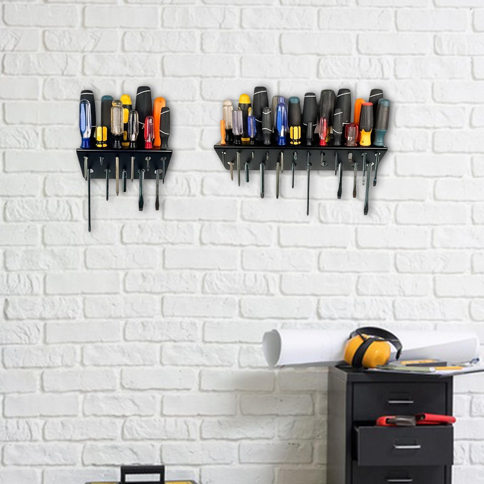Workshop Tools On Wall - Metal Wall Tools Storage Organizer Multi