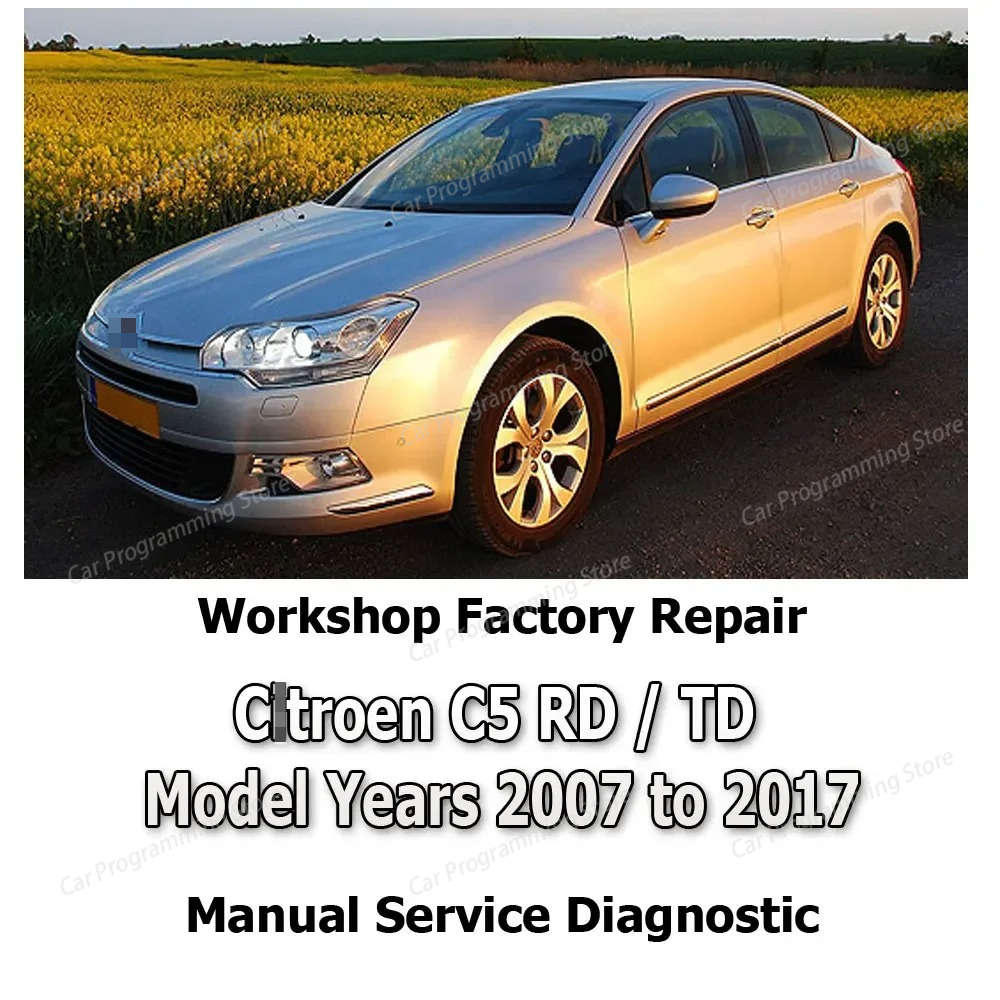Tools In Workshop Pdf - For Citroen C5 RD/TD 2007 to