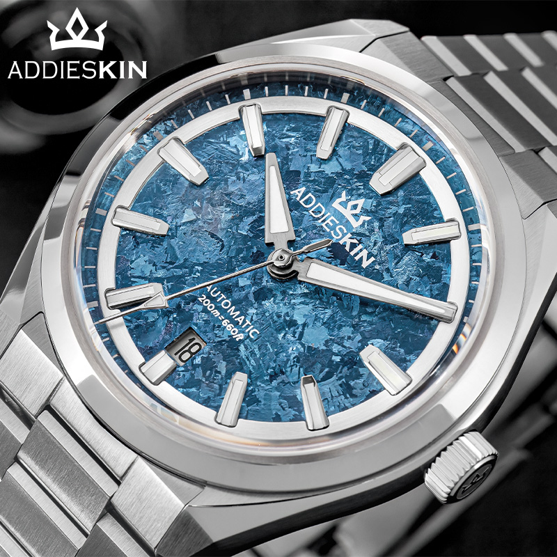 Workshop Cutting Tools - ADDIESKIN K006 Blue Crystallized Titanium Dial