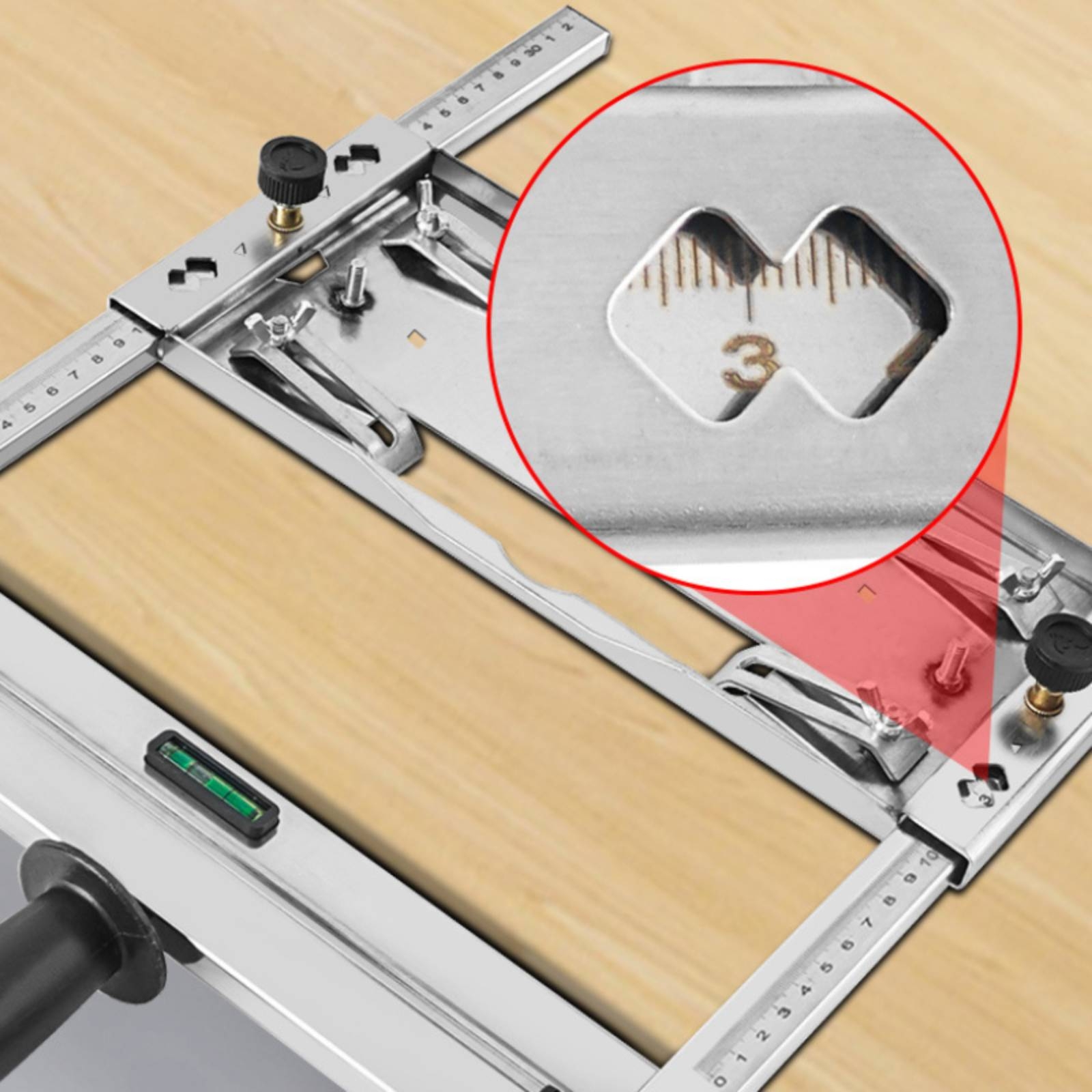 Workshop Cutting Tools - Board Cutting Guide Sliding Perimeter Trimming