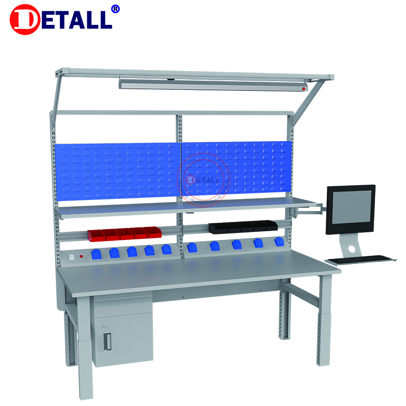Workshop Tools Storage - Adjustable Factory Metal Work Tables with