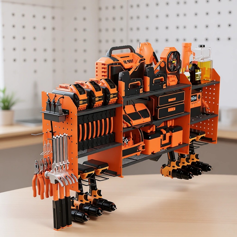 Workshop Tools Storage - Large Wall Mount Tool Organizer with