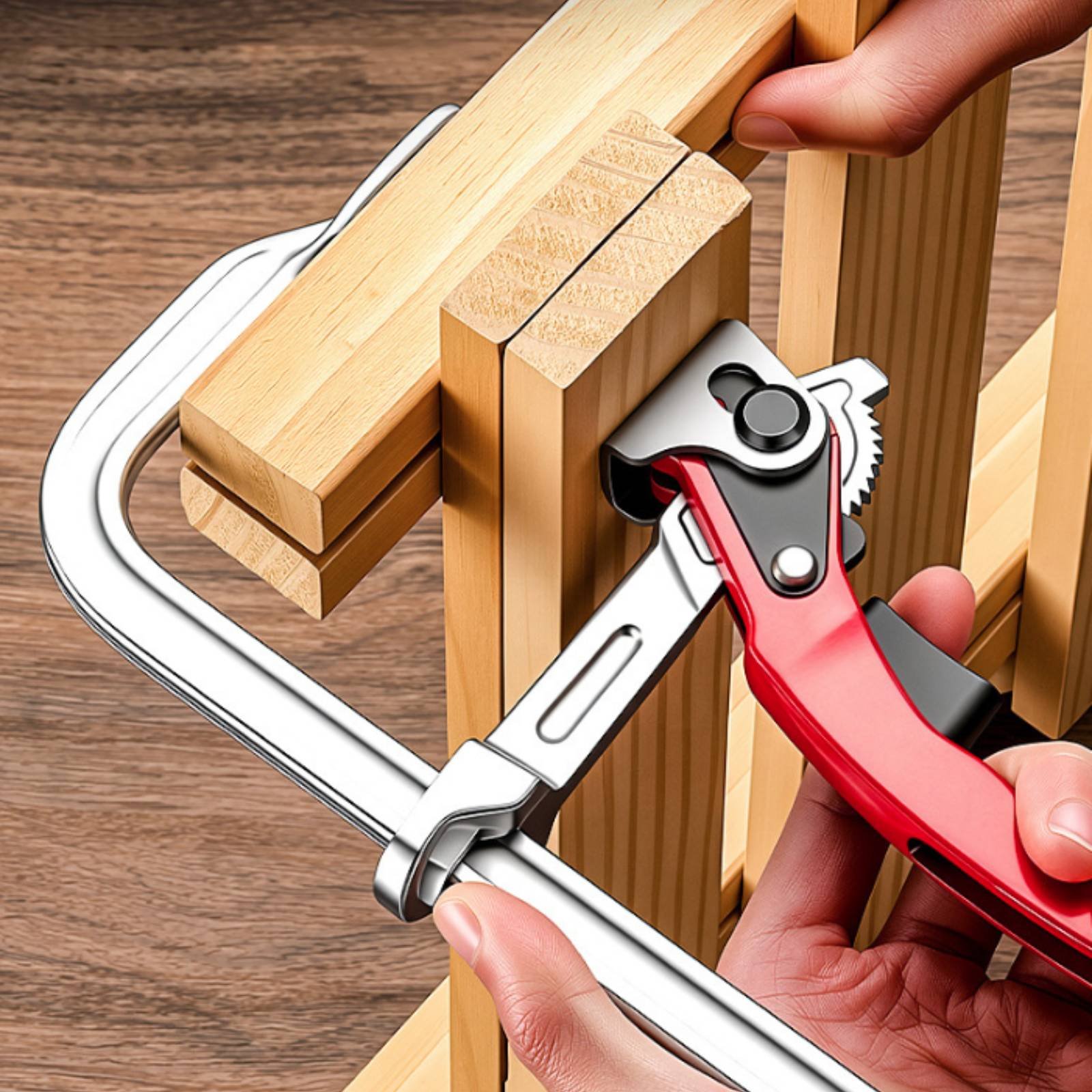 2 Pieces Ratchet F Clamp Indus - Hand Tools In Workshop recensione e prezzo