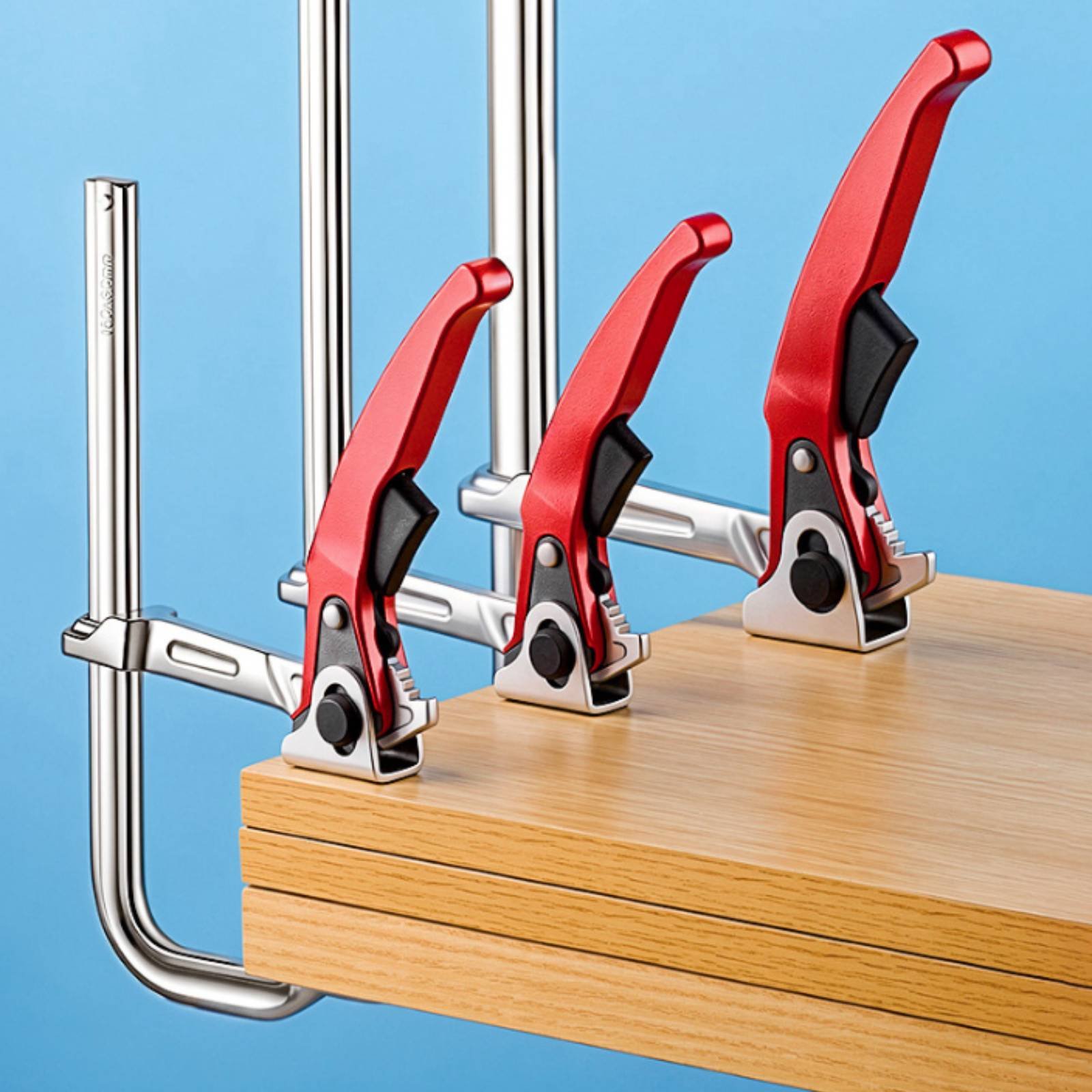 2 Pieces Ratchet F Clamp Indus - Hand Tools In Workshop recensione e prezzo