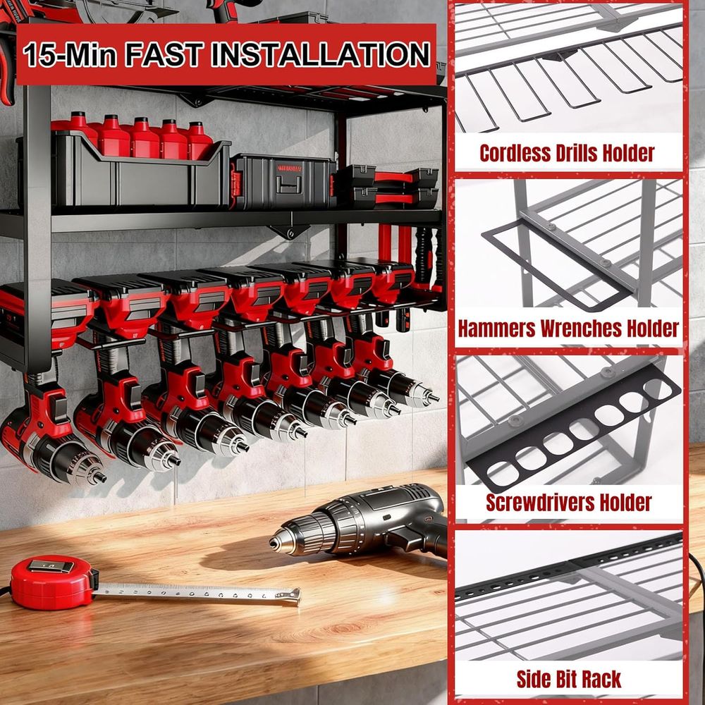150Lbs 3 Layer Metal Tool Stor - Workshop Tools Storage recensione e prezzo