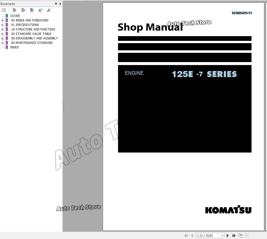For Komatsu Diesel Engine Shop - Tools In Workshop Pdf recensione e prezzo