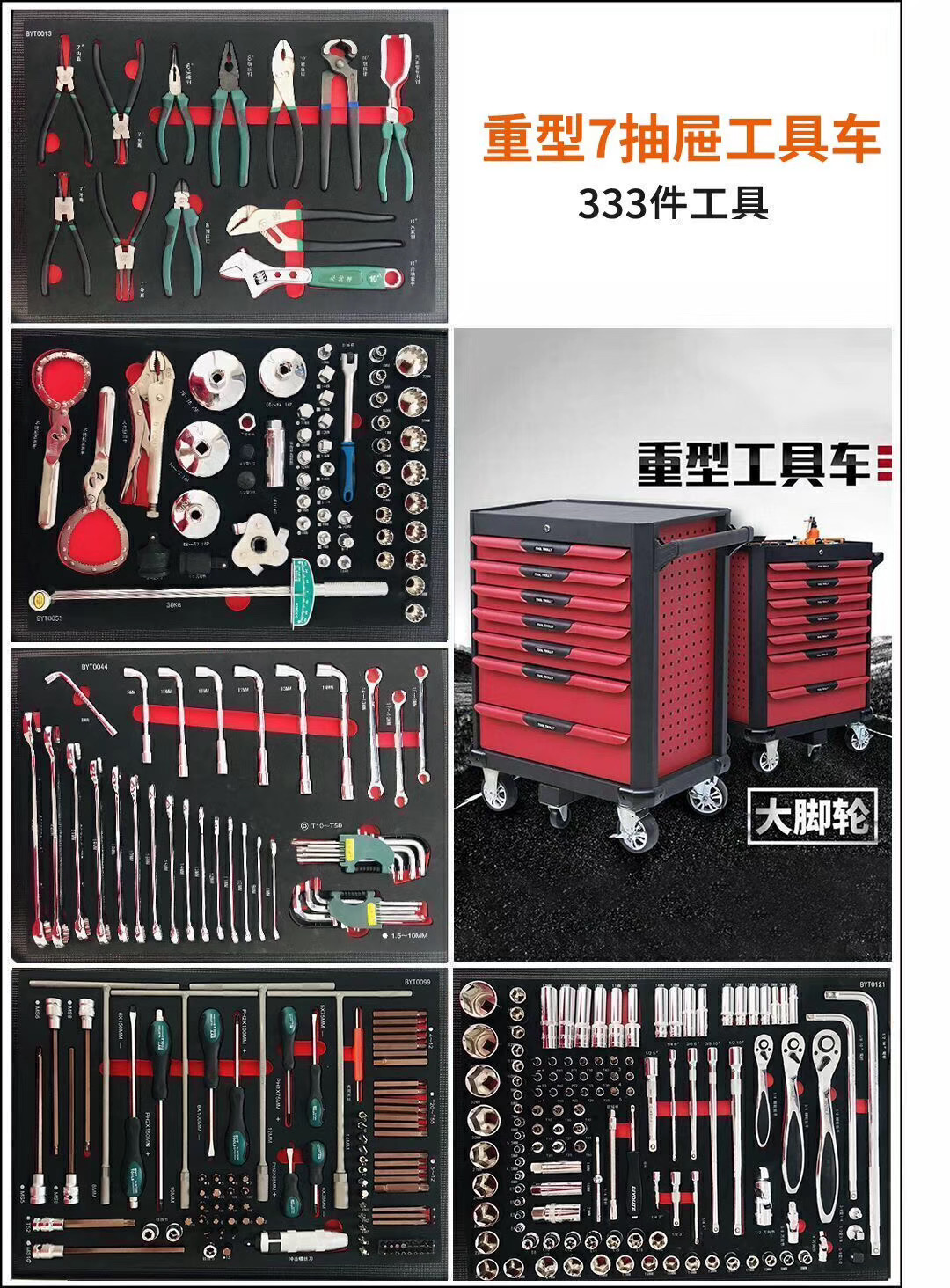 7 Drawers Workshop Metal Steel - Workshop Tools Cabinet recensione e prezzo