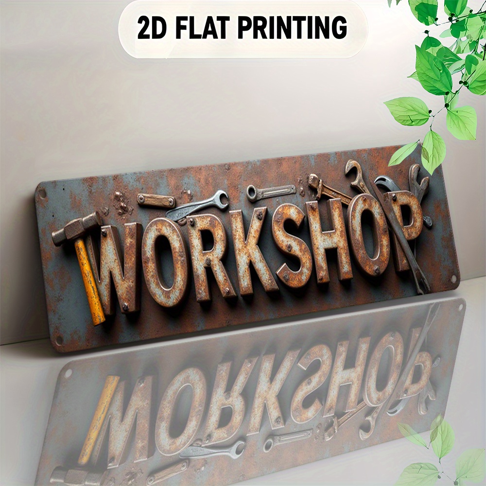 2D Flat,Signboard, a Decorativ - Workshop Tools Background recensione e prezzo