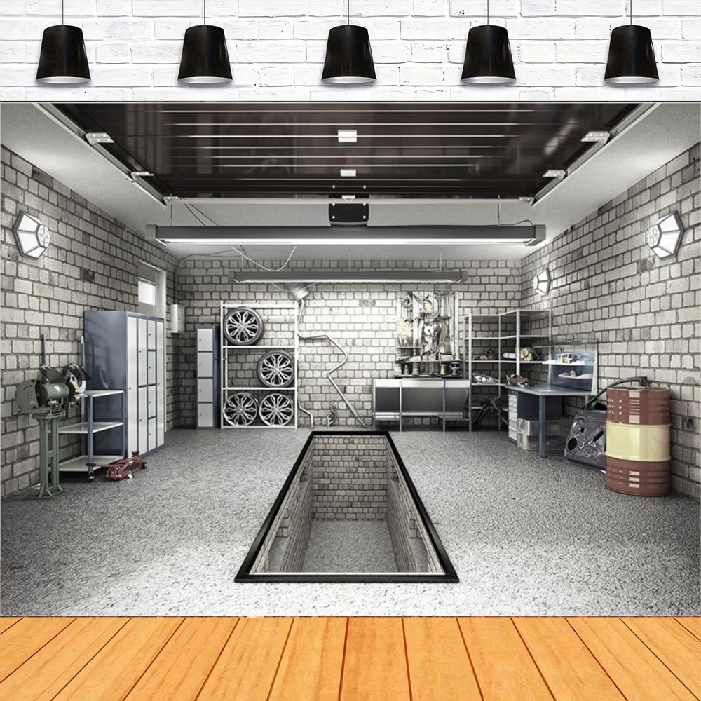 Garage Photography Backdrop Ca - Workshop Tools Background recensione e prezzo