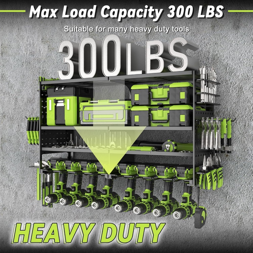 Heavy Duty 4 Tier 8 Slot Wall  - Workshop Tools Storage recensione e prezzo