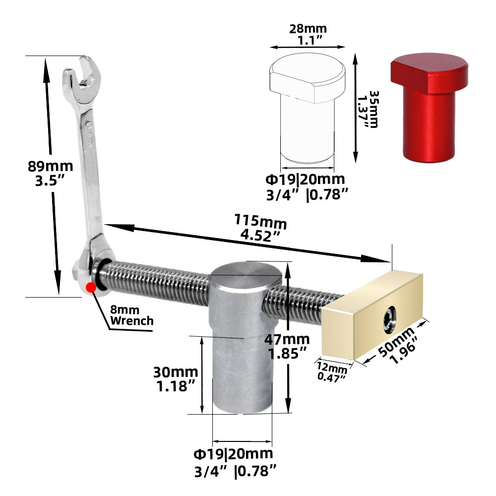 Woodworking Bench Dog Brake In - Bench Dog Hole recensione e prezzo