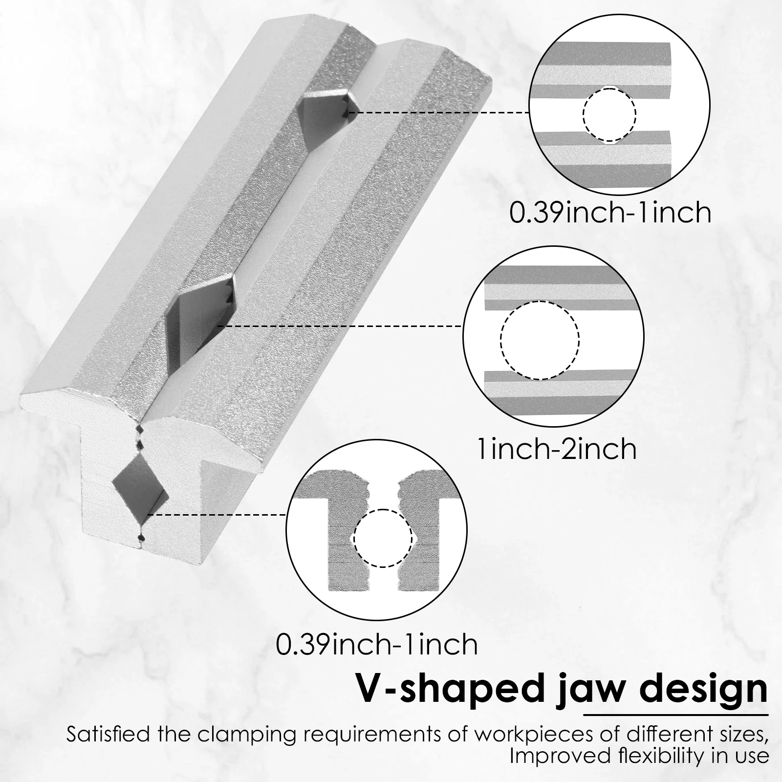 Magnetic Vise Jaws 4/5/6inch V - Workshop Tools Vice recensione e prezzo