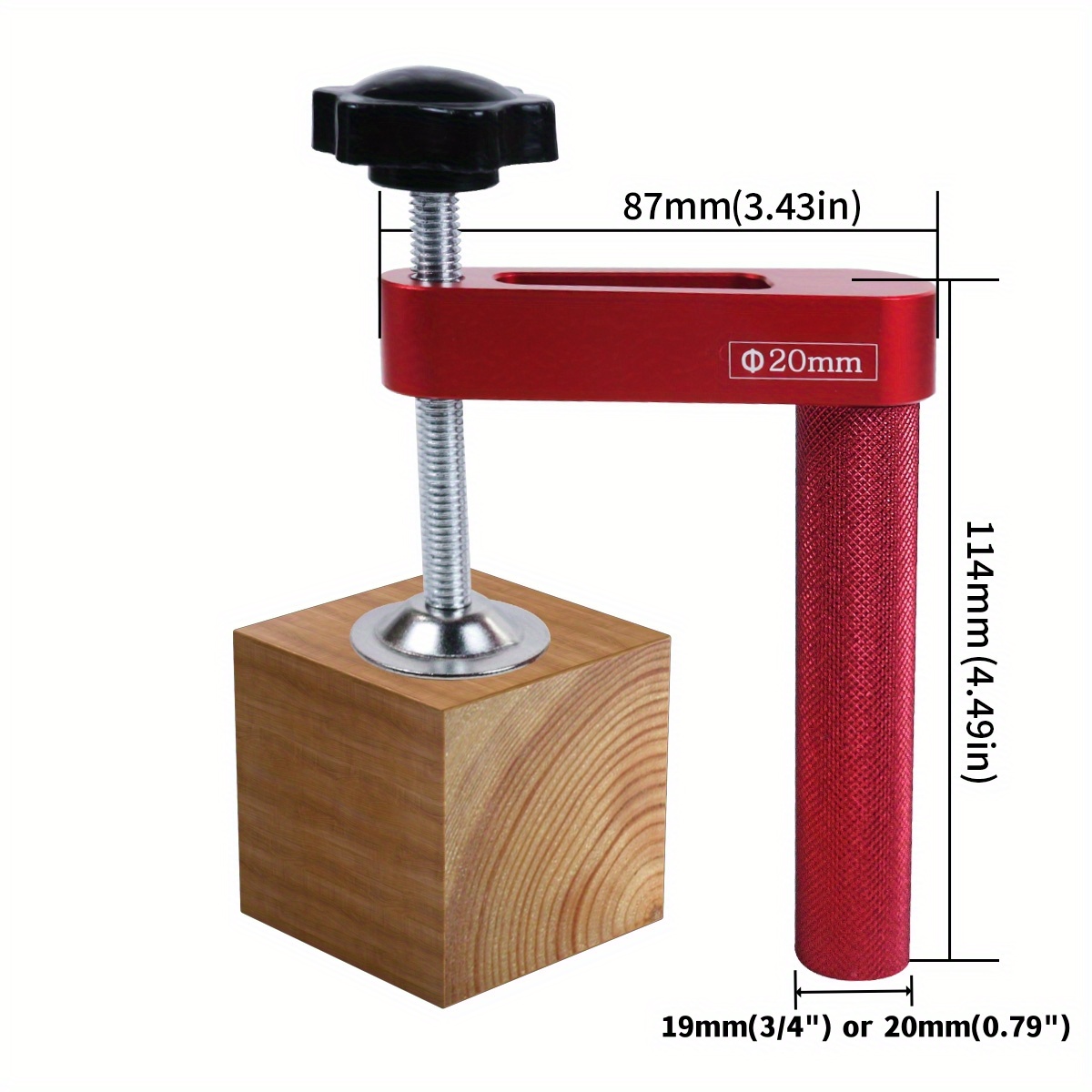 1pc 19mm/20mm Dog Hole Clamp W - Bench Dog Hole recensione e prezzo