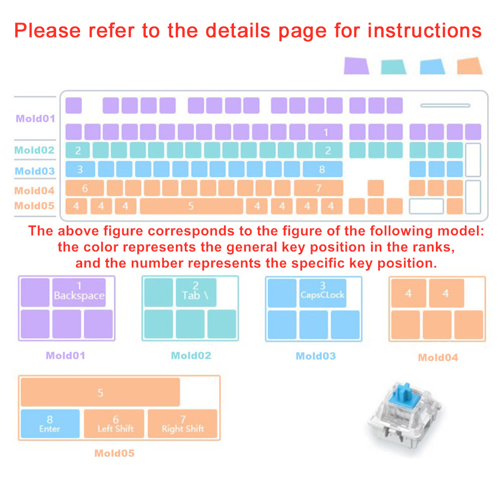 Mechanical Keyboard Resin Key  - Workshop Cutting Tools recensione e prezzo