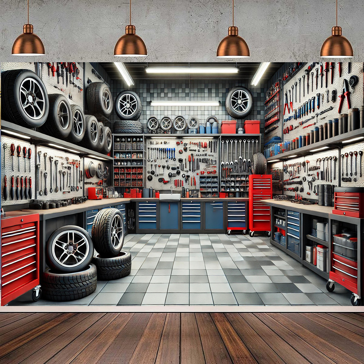 A polyester fiber garage tool  - Workshop Tools Background recensione e prezzo