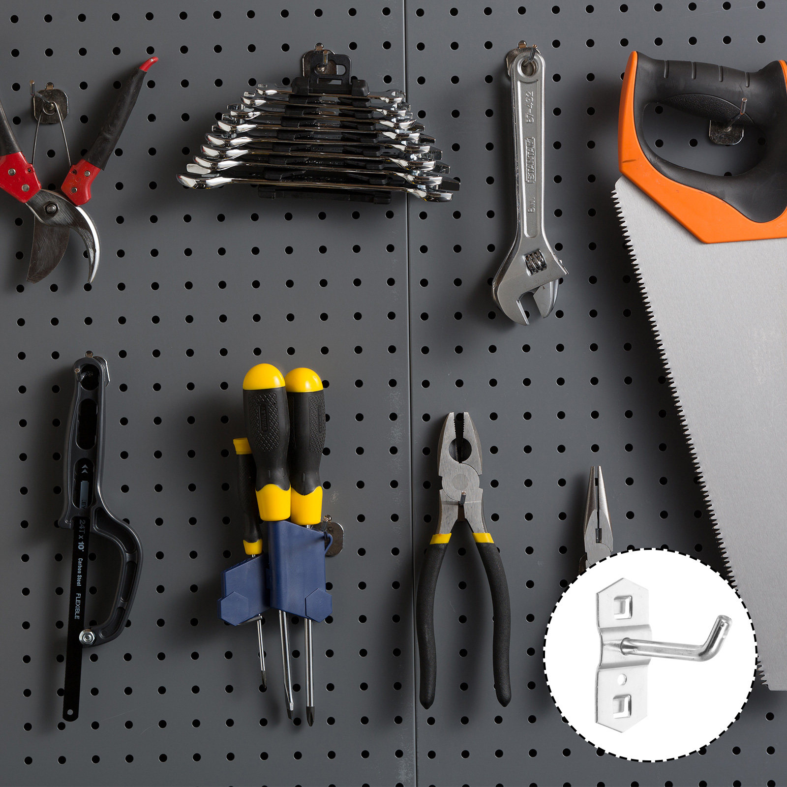 12Pcs Versatile Grid Wall Pegb - Workshop Tools Display recensione e prezzo
