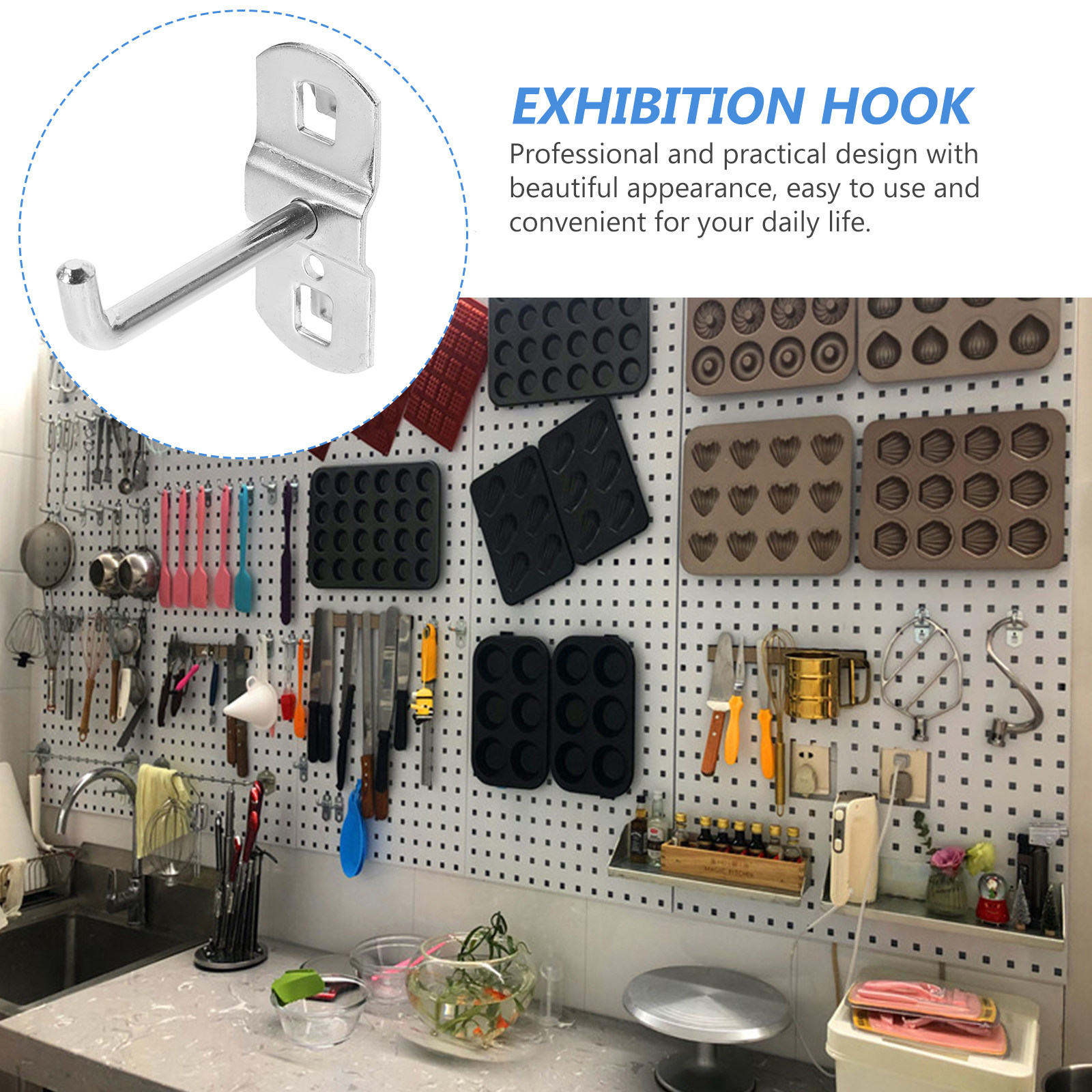 12Pcs Versatile Grid Wall Pegb - Workshop Tools Display recensione e prezzo