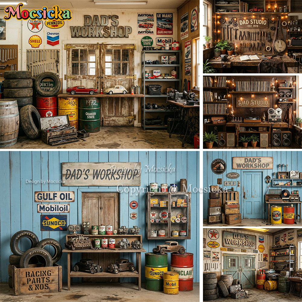 Mocsicka Dad's Workshop Photog - Workshop Tools Background recensione e prezzo