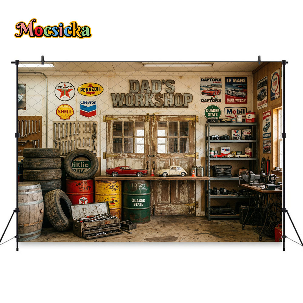 Mocsicka Dad's Workshop Photog - Workshop Tools Background recensione e prezzo