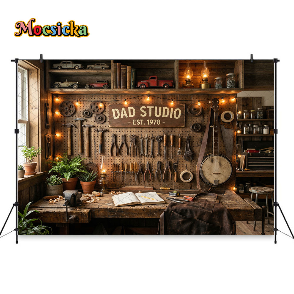 Mocsicka Dad's Workshop Photog - Workshop Tools Background recensione e prezzo