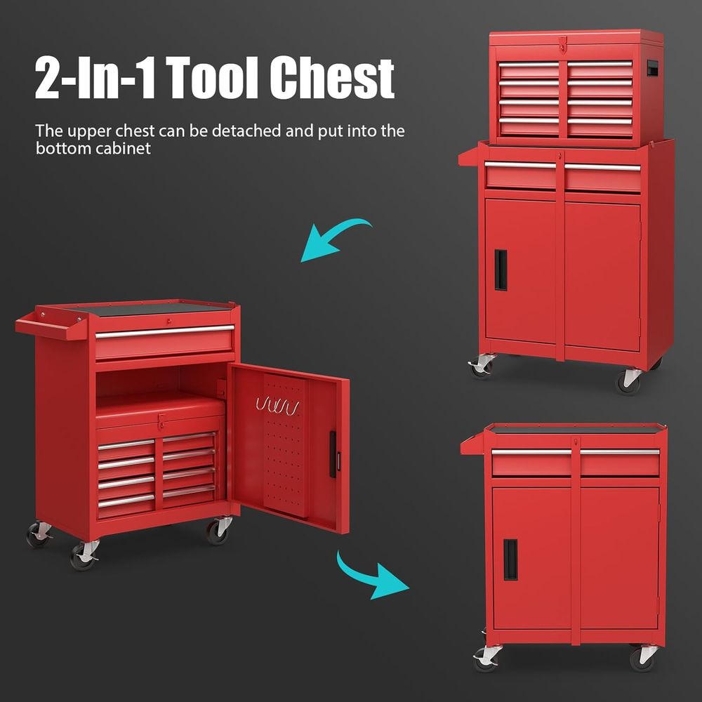 5-Drawer Rolling Tool Chest wi - Workshop Tools Cabinet recensione e prezzo