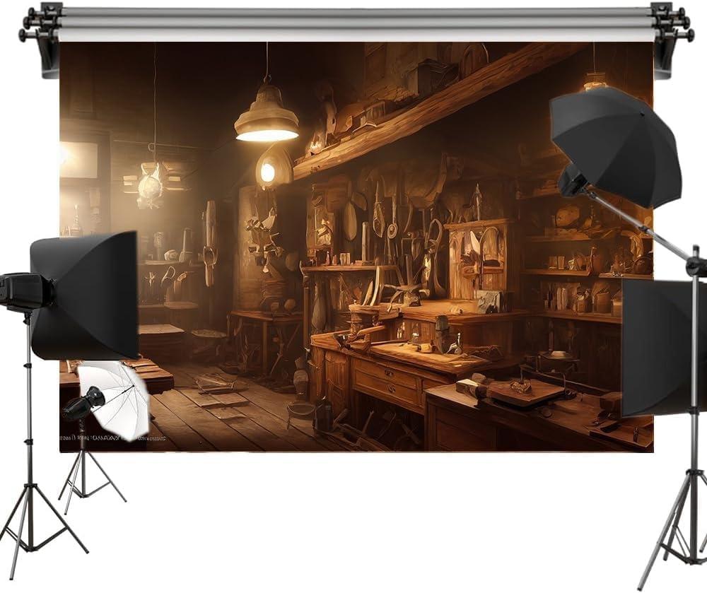 Steampunk Mechanic Tool Worksh - Workshop Tools Background recensione e prezzo