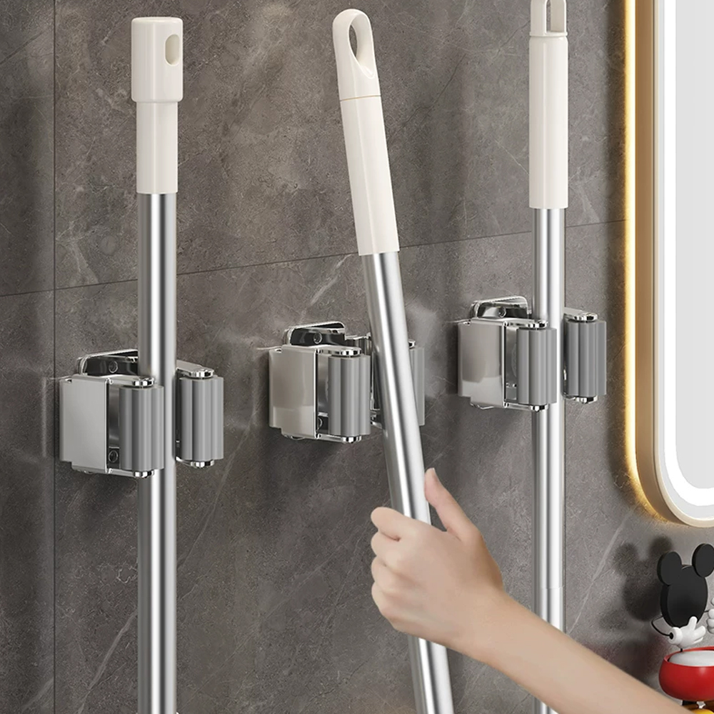 Stainless Steel Mop Clip Holde - Workshop Tools On Wall recensione e prezzo