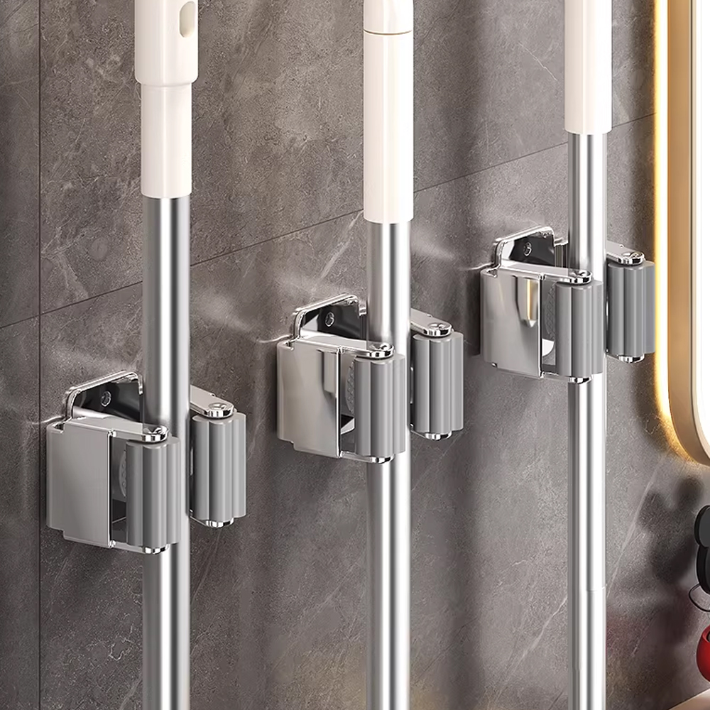 Stainless Steel Mop Clip Holde - Workshop Tools On Wall recensione e prezzo