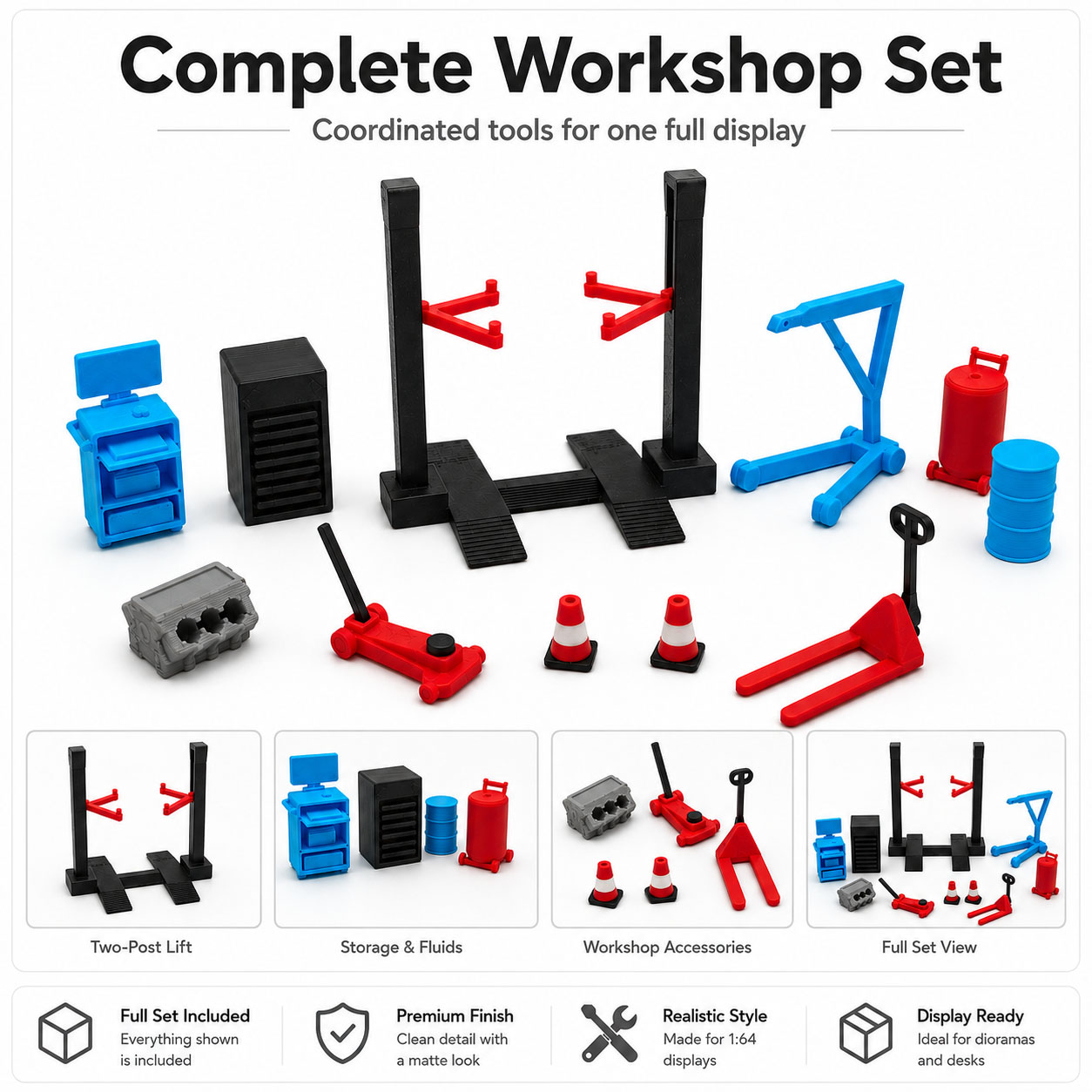 1:64 Garage Workshop Miniature - Workshop Tools Display recensione e prezzo