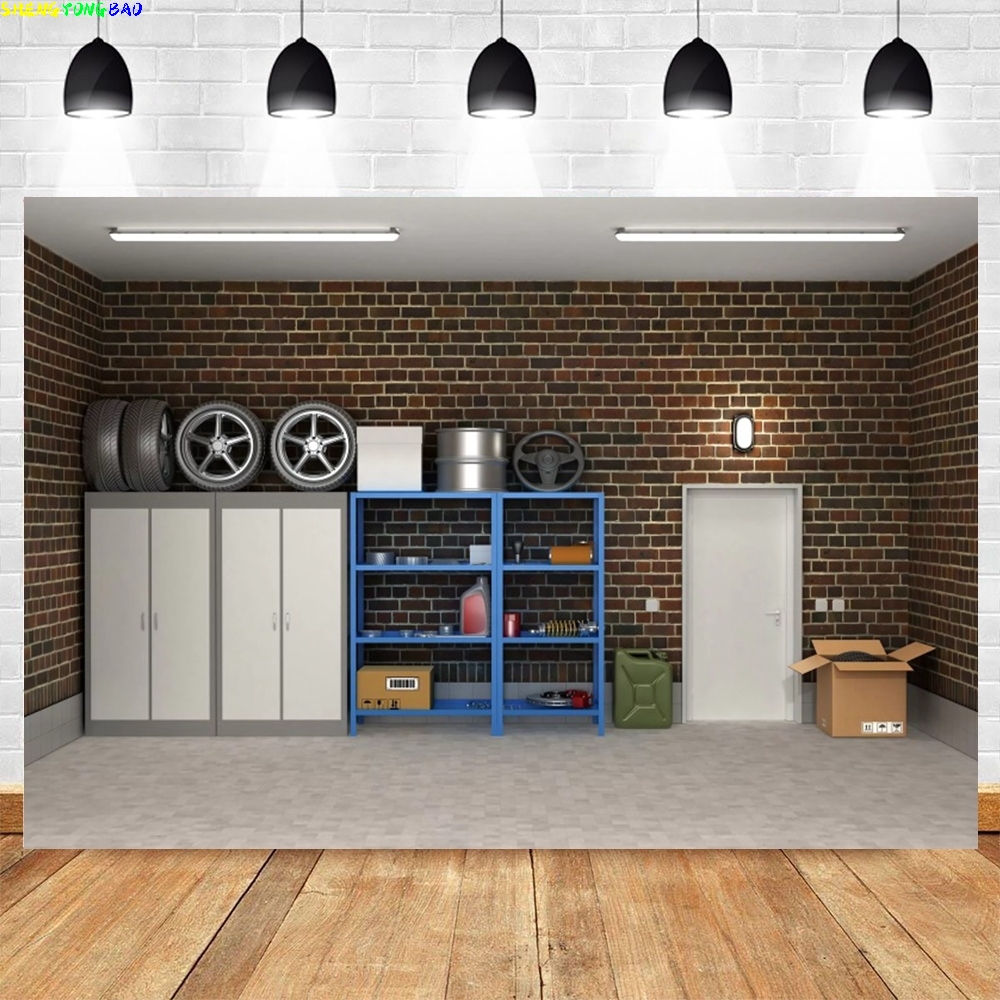 Vintage Garage Backdrop for Ph - Workshop Tools Background recensione e prezzo
