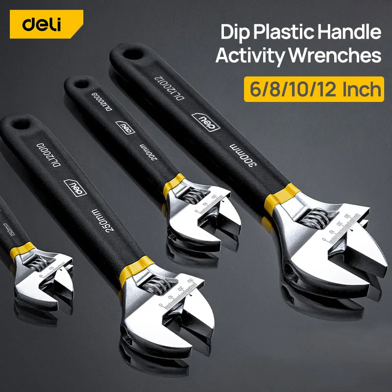 Deli Adjustable Wrench Car Bic - Hand Tools In Workshop recensione e prezzo