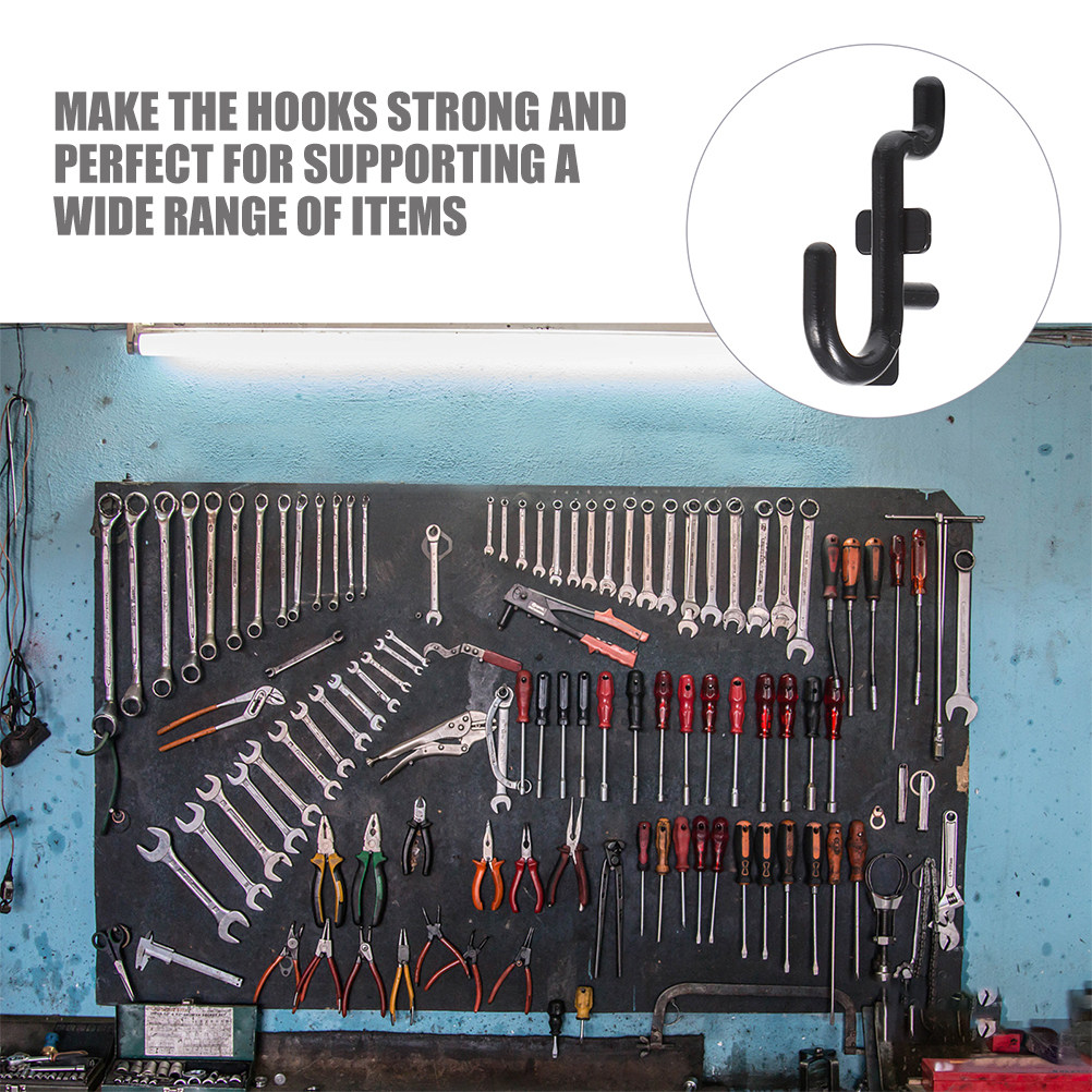 10Pcs Pegboard Hooks Plastic O - Workshop Tools Storage recensione e prezzo