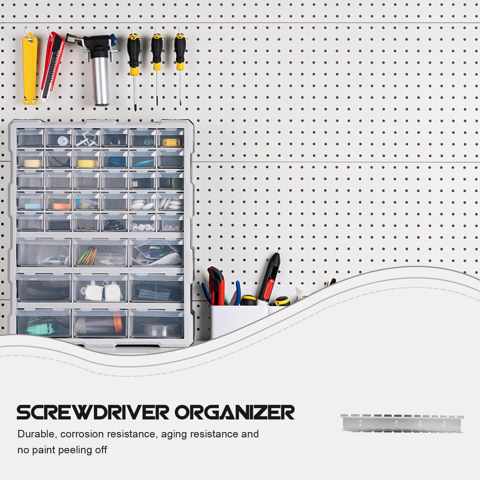 1Pcs Premium Steel Pegboard Sc - Workshop Tools Display recensione e prezzo