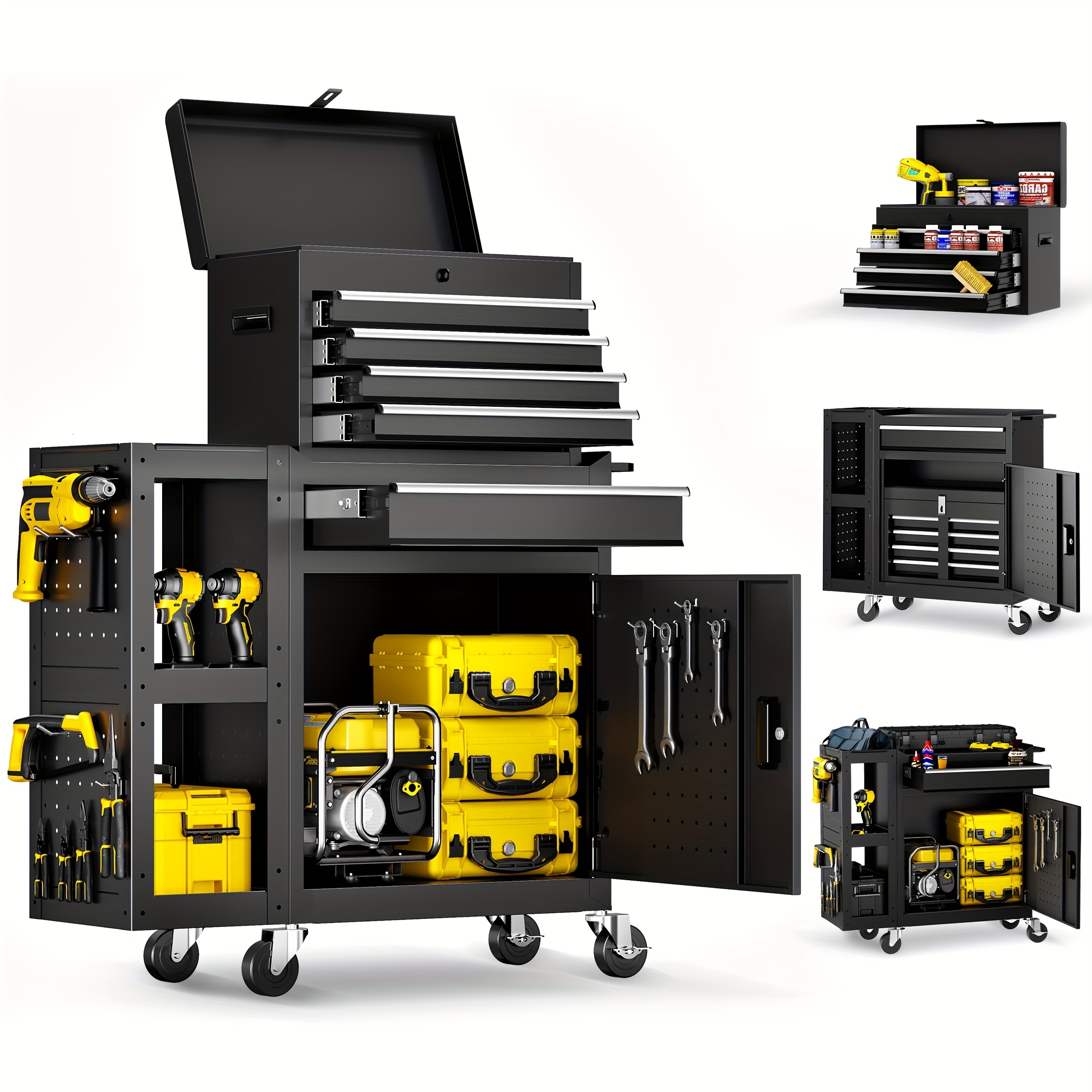 5/8-Drawer Rolling Tool Storag - Workshop Tools Cabinet recensione e prezzo