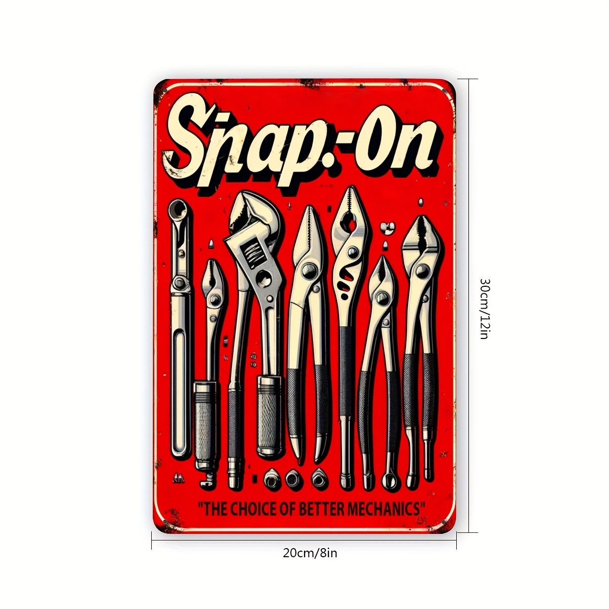 High Definition Tin Sign Vinta - Workshop Tools Definition recensione e prezzo