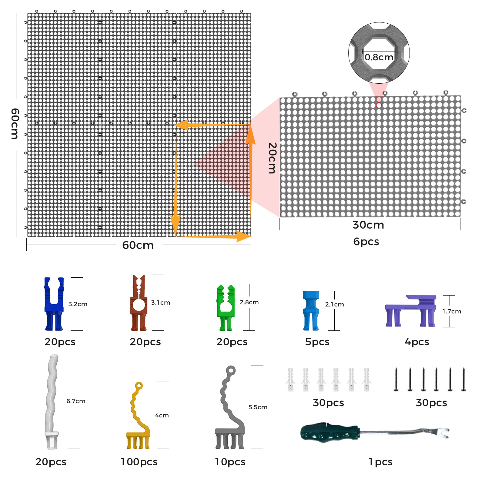 Plastic Pegboard Wall Organize - Workshop Tools Storage recensione e prezzo