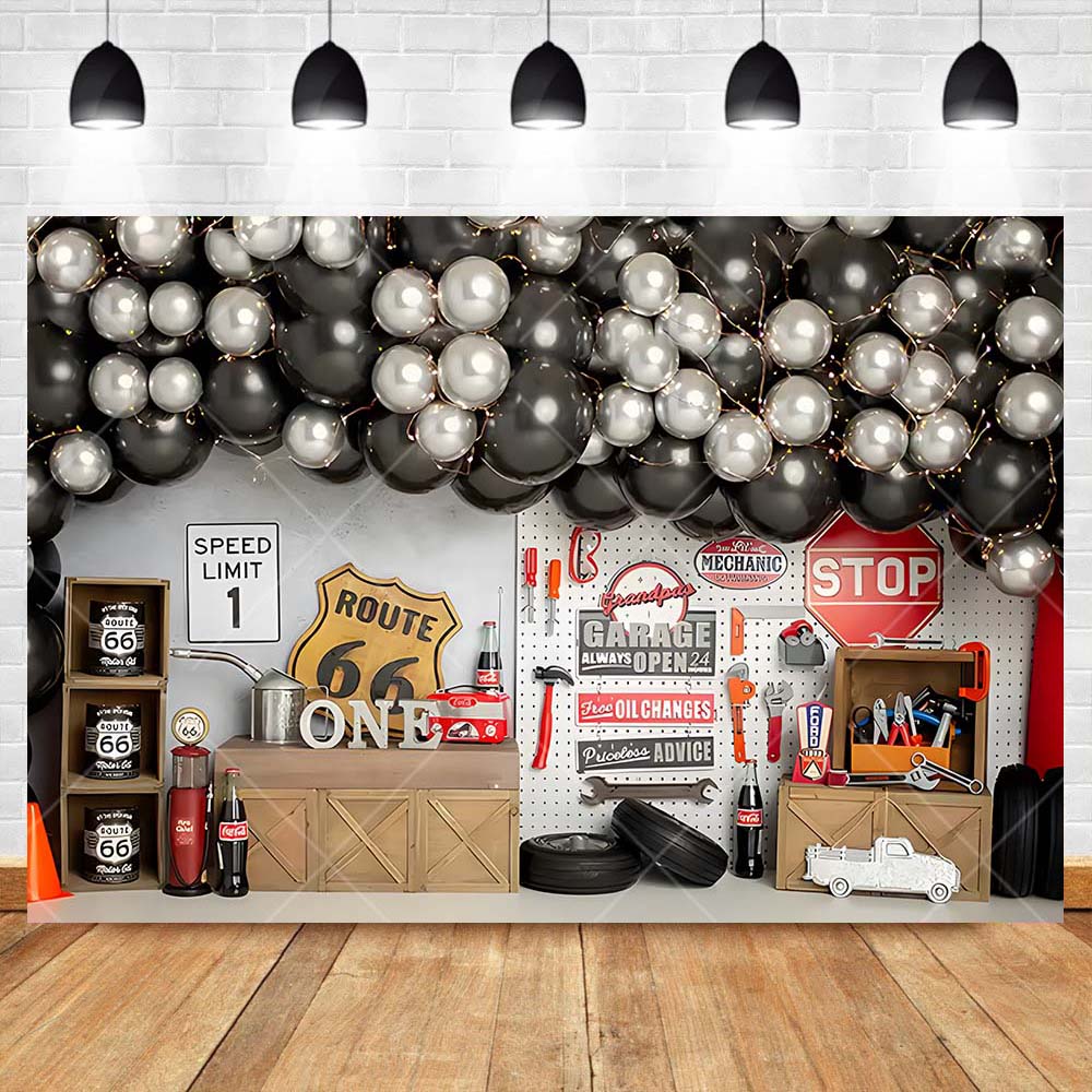 Retro Motorcycle Car Repairs G - Workshop Tools Background recensione e prezzo