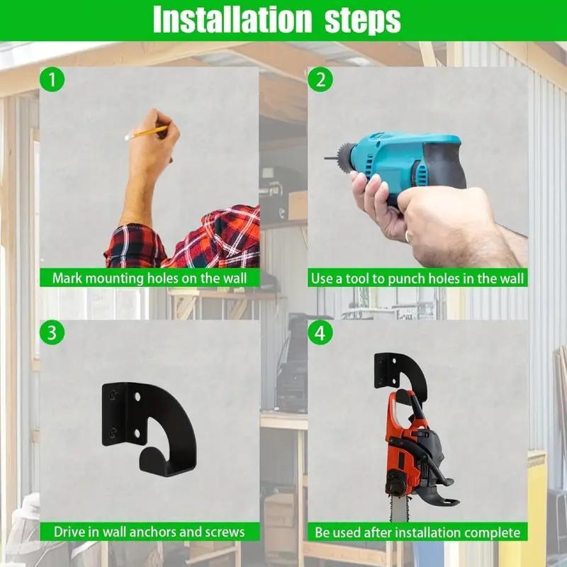 Chainsaw Wall Mount Heavy Duty - Workshop Tools Storage recensione e prezzo