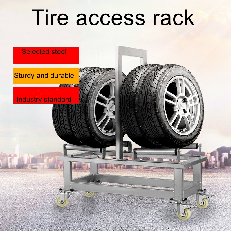 Auto workshop mobile tire rack - Workshop Tools Display recensione e prezzo